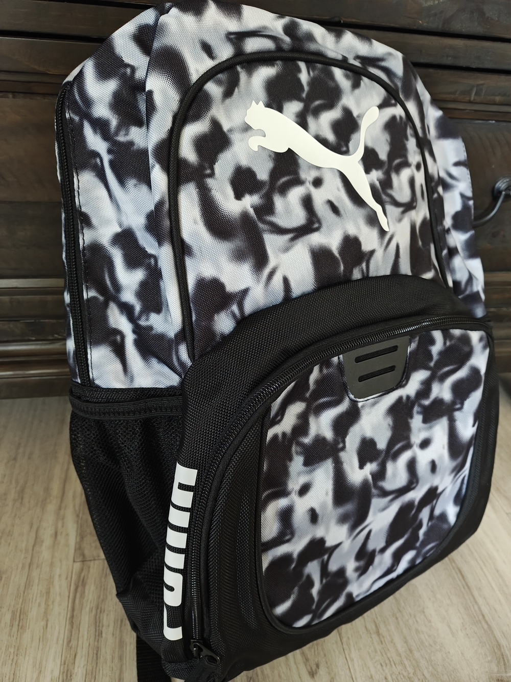 Puma Black & White Camo Men's Backpack